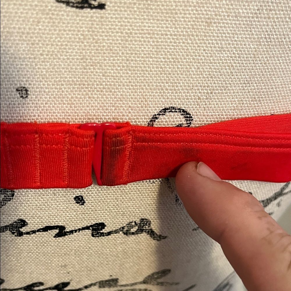 Lululemon Waterside Swim Top D Red Built In Cups Travel Beach Boat Vacation NWT - Picture 10 of 14